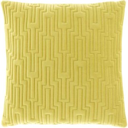 Unique Living - Kussen Jaimy 45x45cm Soft Yellow