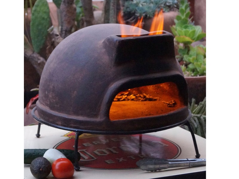Sol-y-Yo Houtgestookte Toscaanse Stenen Pizza oven 52CM - 