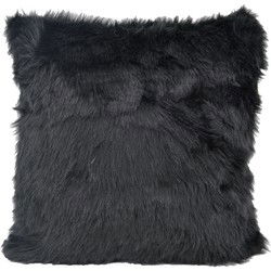 Sierkussen Furry Velvet Zwart | 45 x 45 cm | Velvet/Polyester