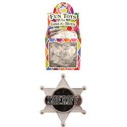 84 Stuks - Sheriff Badge Embleem - Uitdeelcadeautjes - In Traktatiebox - Uitdeel - Traktatie voor kinderen - Jongens - Meisjes