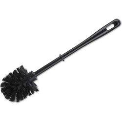 Buemag Wc-borstel/toiletborstel - zwart - 36 cm - kunststof - Toiletborstels