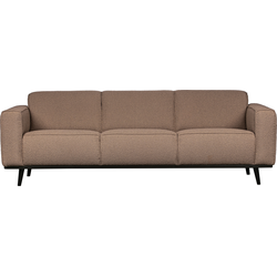 BePureHome Statement 3-Zitsbank - Bouclé - Nougat - 77x230x93