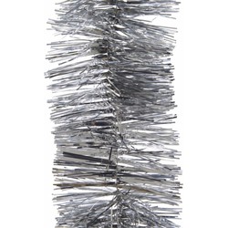 1x Kerst lametta guirlandes zilver 270 cm kerstboom versiering/decoratie - Kerstslingers