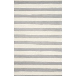 Safavieh Modern Indoor Hand Tufted Area Rug, Cambridge Collection, CAM154, in Grey & Ivory, 152 X 244 cm