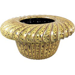 PTMD Bloempot Sindi - 35x35x19 cm - Keramiek - Geel