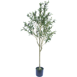 Greenmoods Kunst Olijfboom - Olea europaea - Nep plant - 1 Stuk - 150cm