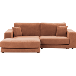 Beliani LOFOTEN - Hoekbank-Rood-Polyester