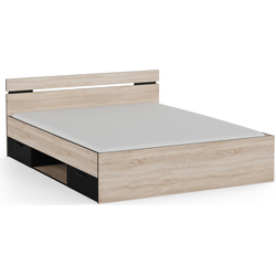 Bed 160x200 cm 2 lades en 1 nis L164,5 cm - MICHIGAN