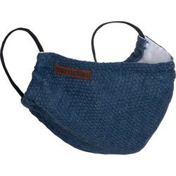 Knit Factory Lola Mondmasker - Jeans - One Size