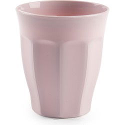 Plasticforte drinkglas - kunststof - roze - 250 ml - drinkglazen - Drinkglazen