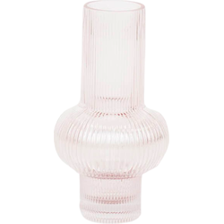 Housevitamin Ribble Vase - Pink - Glass - 13,5x25cm