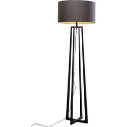 Vloerlamp Timon Black 160cm