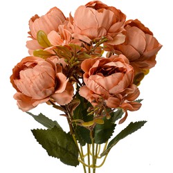 Clayre & Eef Kunstbloem 34 cm Oranje Kunststof