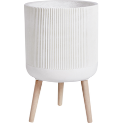 Beliani MACLURA - Plantenbak voor buiten-Beige-Klei-vezelmengsel