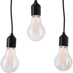 Partylight big bulb start buit 950 cm 20L zwart/klassiek warm