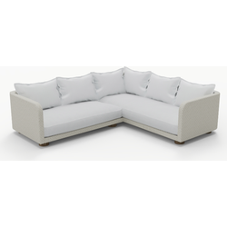 Nayan Lounge Hoek Set - Staal Poeder gecoat Oester