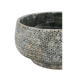 PTMD Schaal Laim - 30x30x15 cm - Cement - Grijs