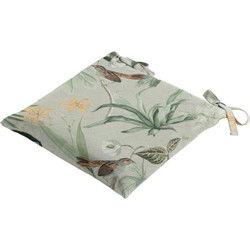 Toscane kussen ca. 46x46 cm Grasse green natural outdoor finishing (4 stuks)