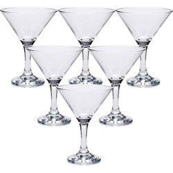 Pasabahce Cocktailglazen - 12x stuks - transparant - glas - 190 ml - Cocktailglazen