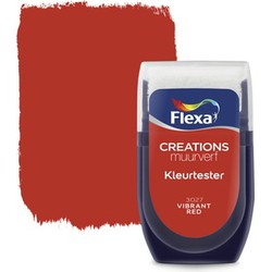 Muurverf Tester 3027 Vibrant Red 30 ml