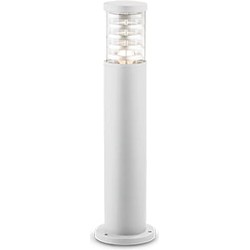 Moderne Witte Sokkellamp Tronco - Ideal Lux - E27 - Vloerlamp voor Buiten