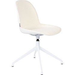 Zuiver Albert Kuip Swivel Eetkamerstoelen Wit - Set van 2