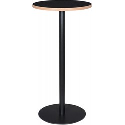 Ronde hoge stang POLLUX 60x60x1055 cm Zwart