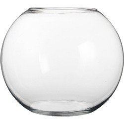 Mica Decorations Bolvaas/komvaas - glas - vissenkom - 20 x 25 cm - Vazen