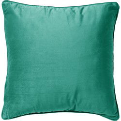 Dutch Decor FINN - Kussenhoes 60x60 cm - velvet - effen kleur - Spearmint - groen - Dutch Decor