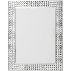 Spiegel Crystals Silver 80x100cm