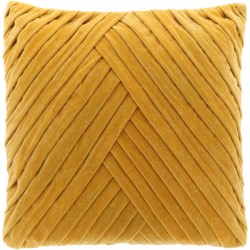 Unique Living | Kussen Isak 45x45cm mellow yellow | Kussen woonkamer of slaapkamer