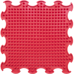 Ortoto Ortoto Sensory Massage Puzzle Mat Spikes Strawberry Red