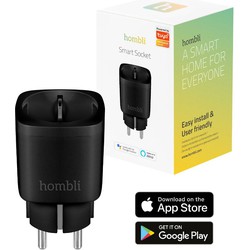 Smart Socket EU Black Stekker