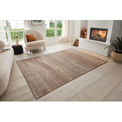 Modern vloerkleed - Jord Crème/Beige - 80 X 200 CM