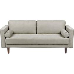 NURMO - Driezitsbank - Taupe - Polyester