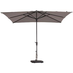 Stokparasol Syros luxe 280x280 cm Polyester taupe zonwering - Madison