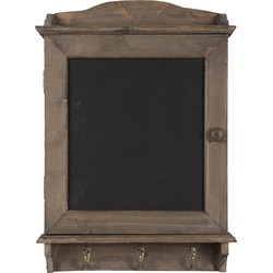 Clayre & Eef Sleutelrekje  34x8x47 cm Bruin Hout Rechthoek Sleutelkastje