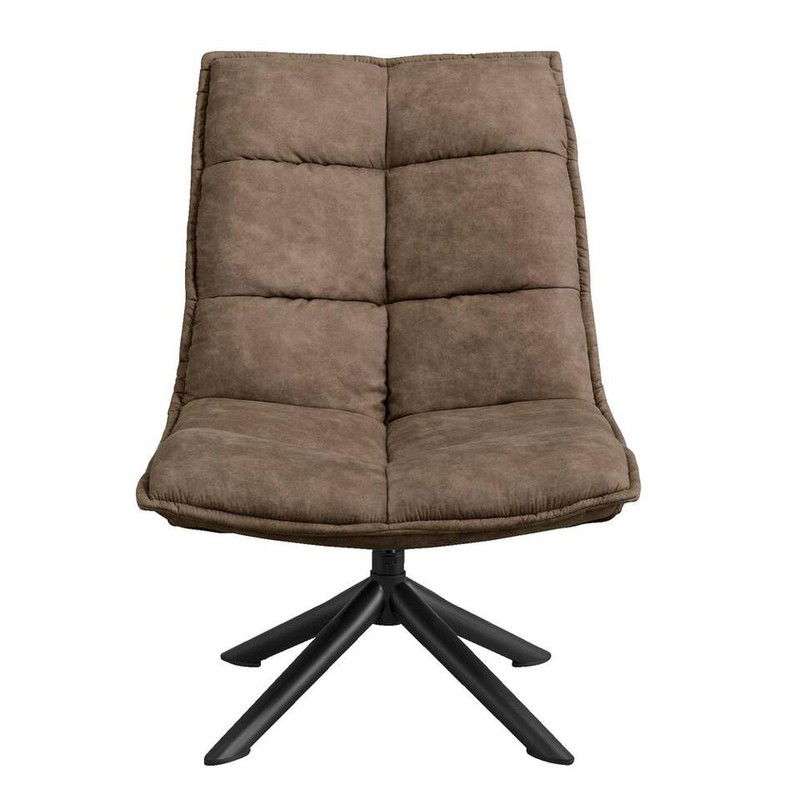 Fauteuil Lucas - Microleder Taupe - 
