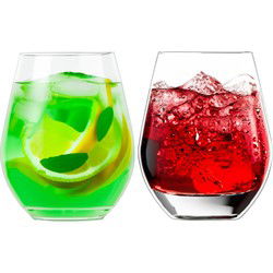 Excellent Houseware Drinkglas - 10x - transparant - kunststof - 515 ml - Drinkglazen