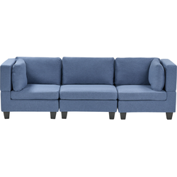 UNSTAD - Driezitsbank - Blauw - Polyester