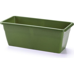 Plantenbak groen rechthoekig 40 x 18 x 15 cm - Plantenbakken