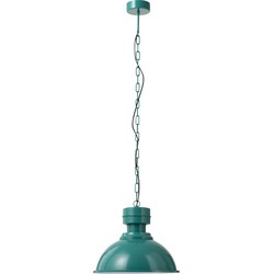 J-line - Hanglamp Rond Metal Groen - 39.8x39.8x135cm