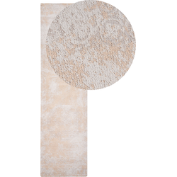Beliani BEYKOZ - Laagpolig-Beige-Katoen