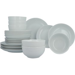 Luzzo® Servies-set 24-delig Wit – Voor 6 Personen – Vaatwasserbestendig