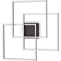 Ideal Lux - Frame - Plafondlamp - Metaal - LED - Zwart