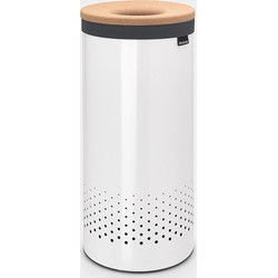 Wasbox, 35 liter, kurken deksel - White