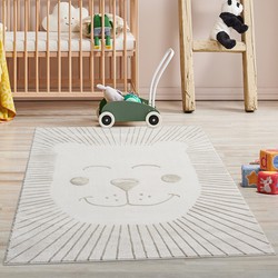 Tapijtenloods Mara Vloerkleed Kinderkamer Creme Laagpolig- 80x150 CM