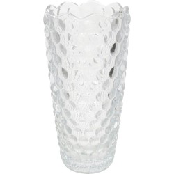 Gerimport Bloemenvaas - helder glas - D12 x 25 cm - Vazen