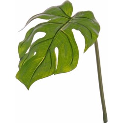 8x groene gatenplant kunstplant bladeren van 55 cm - Kunstplanten