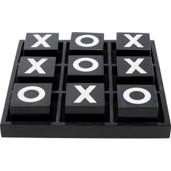 Decofiguur Tic Tac Toe Black/White